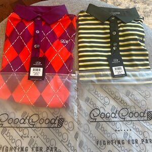 2 good good golf polos…men’s size medium.Brand new in package with tags.